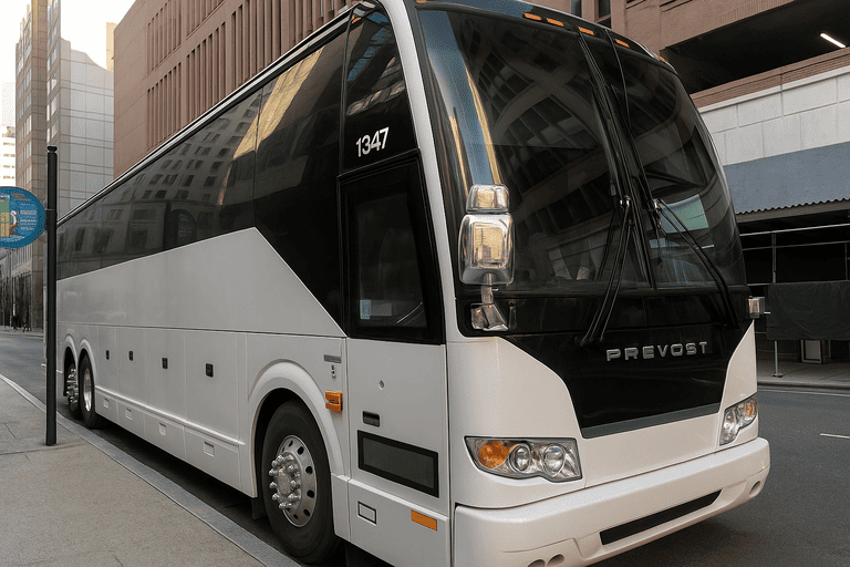 a Chattanooga Minibus Company coach bus