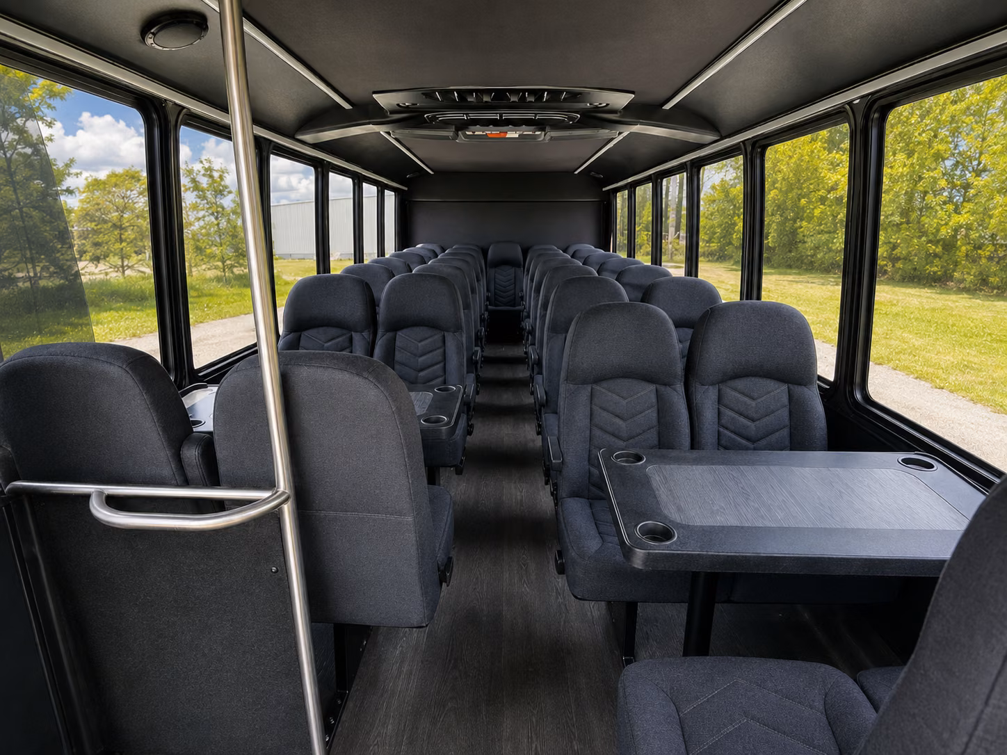 18 passenger minibus interior