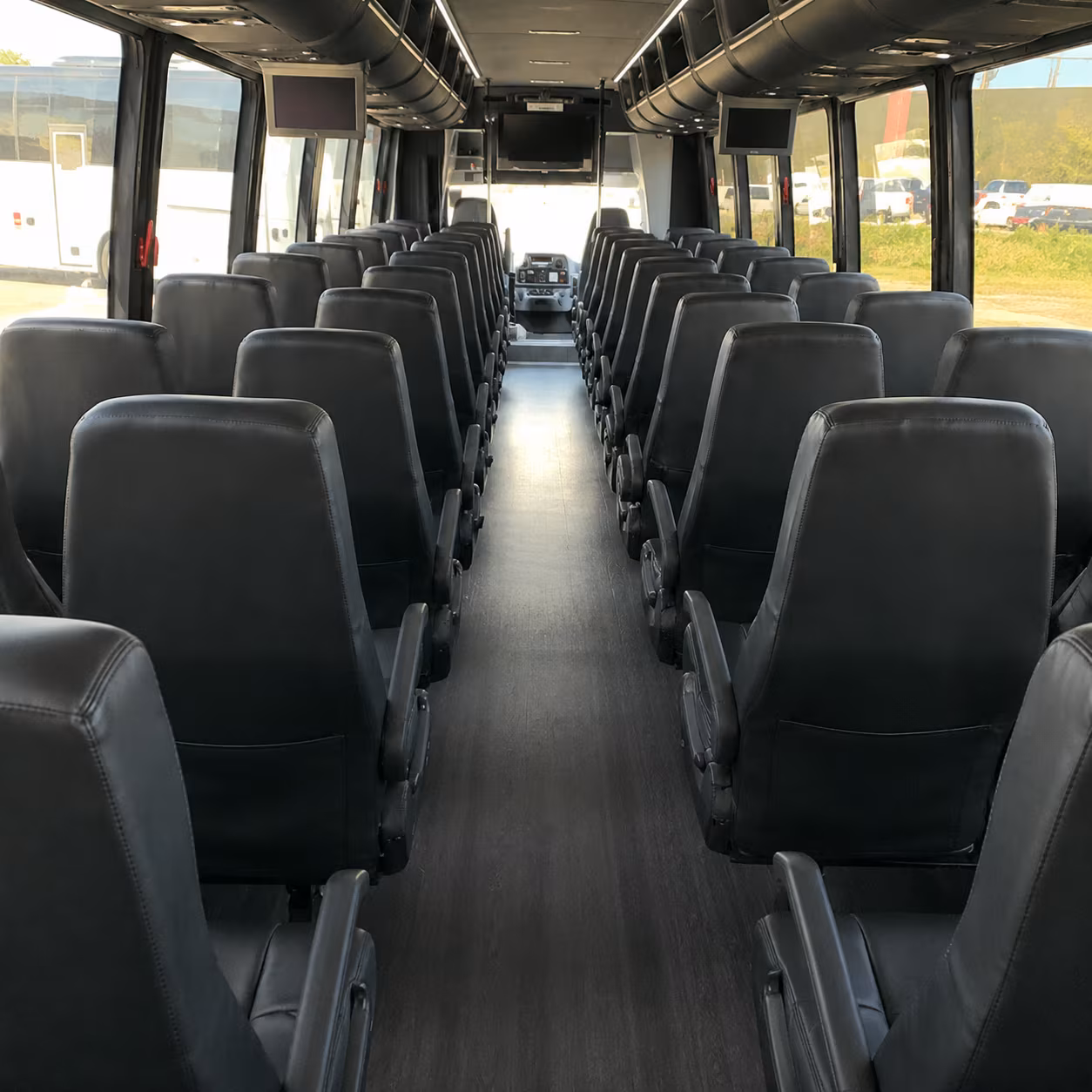 28 passenger minibus inside