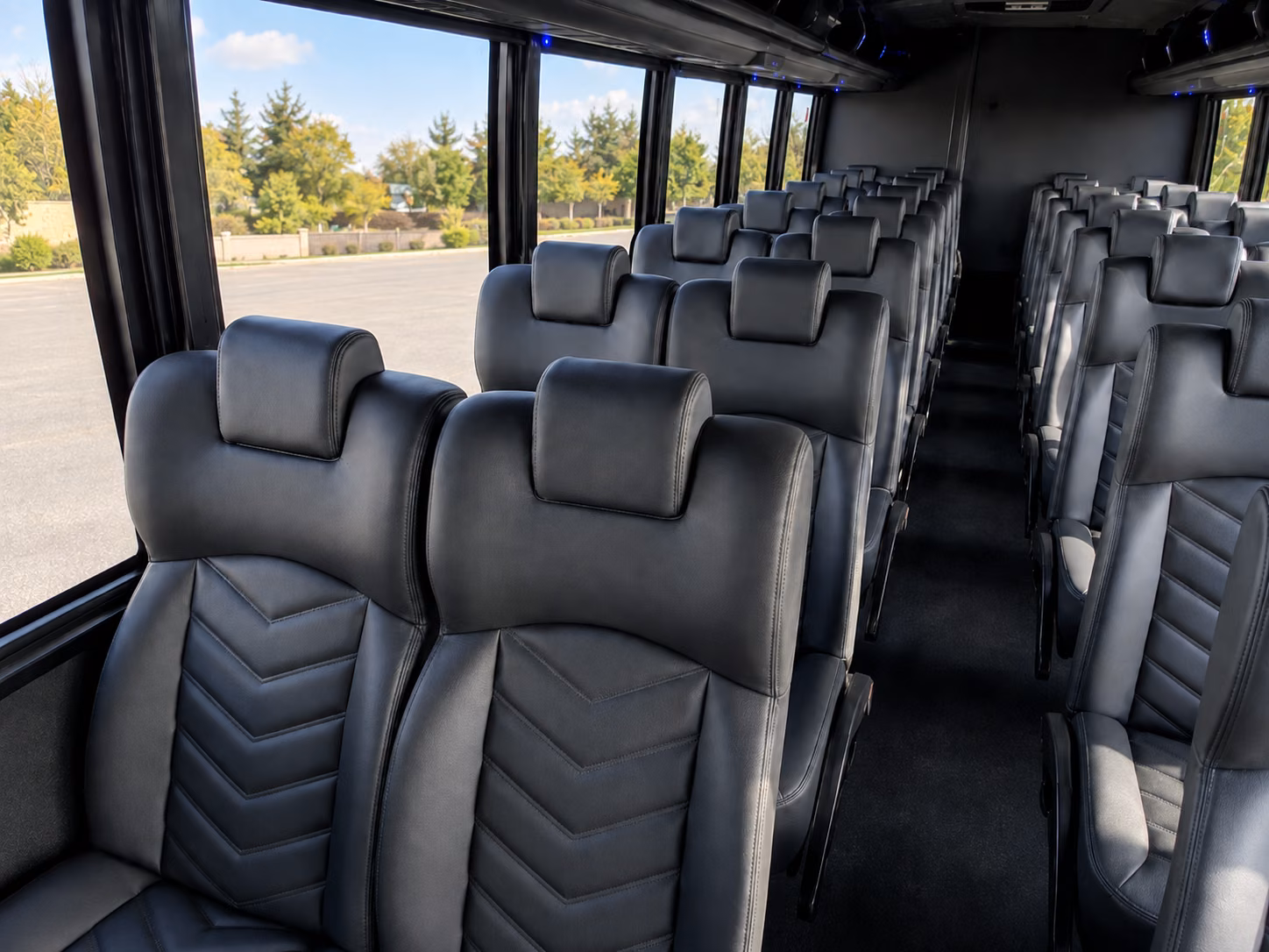 chattanooga 18 passenger minibus inside