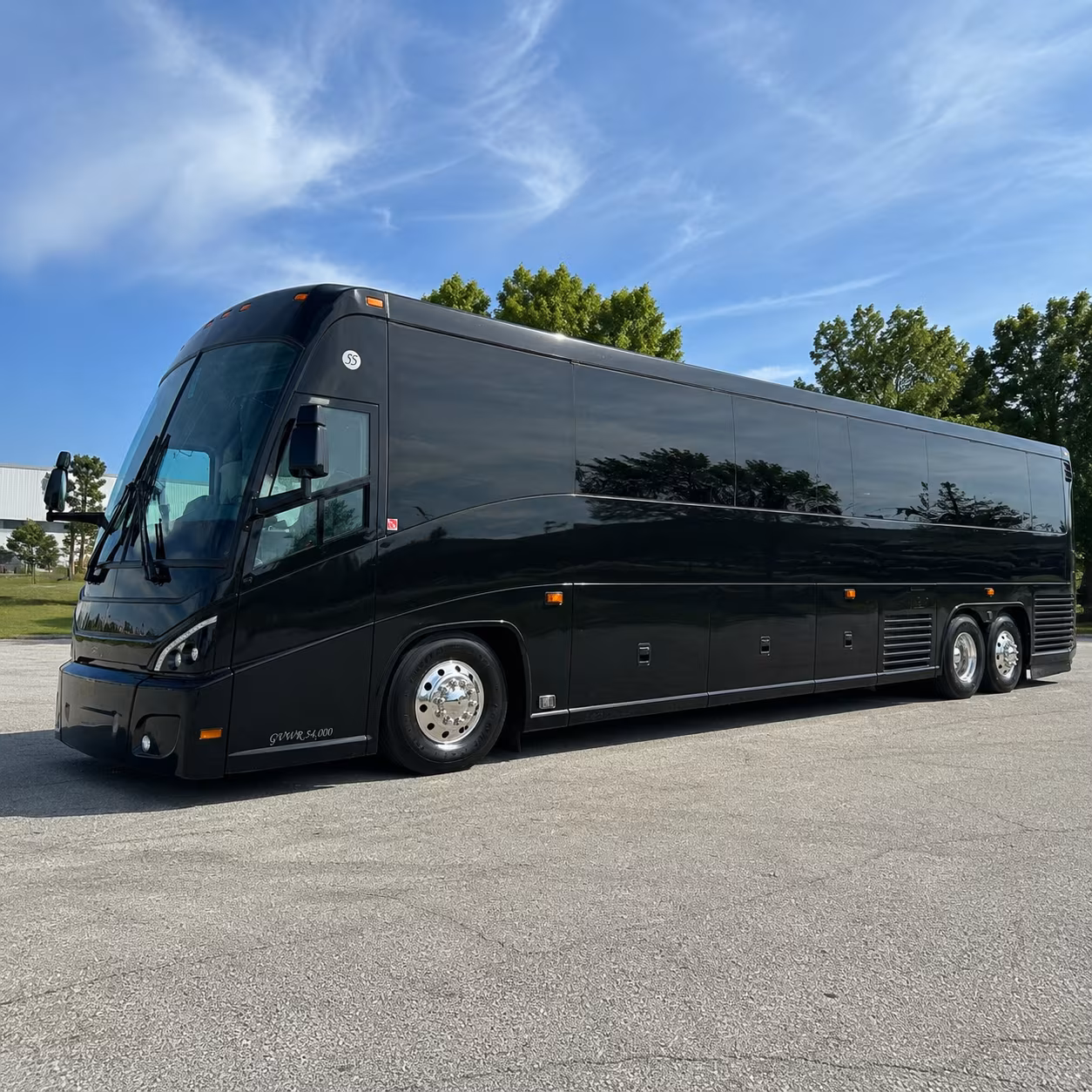chattanooga 47 passenger charter bus
