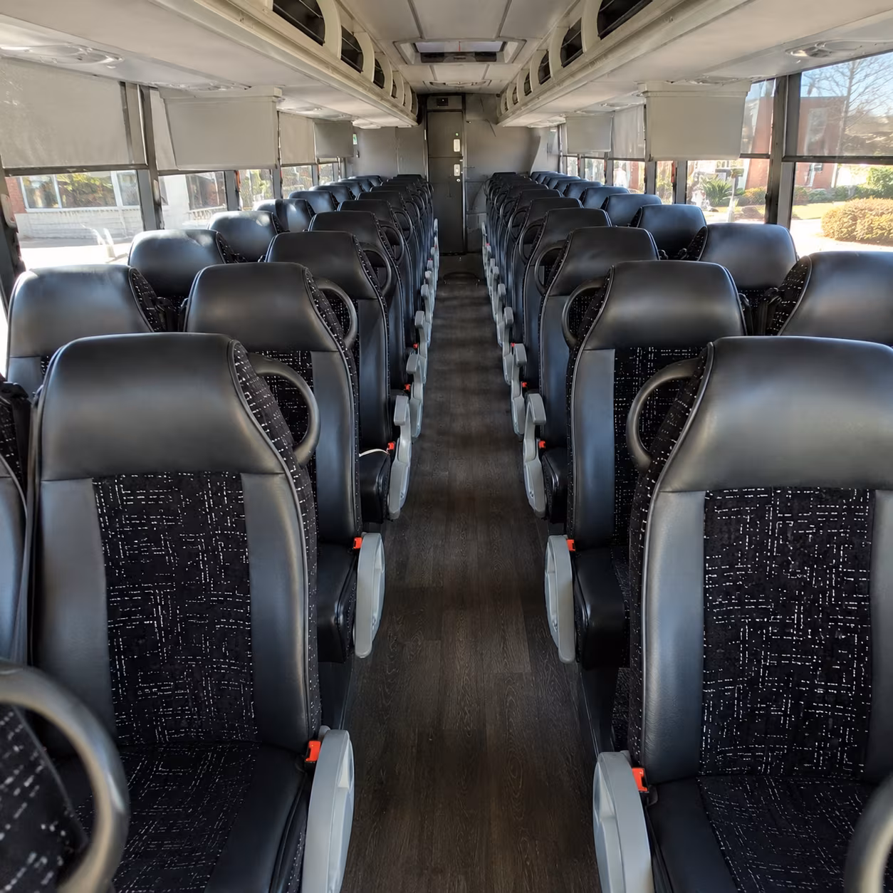 chattanooga 54 passenger charter bus inside