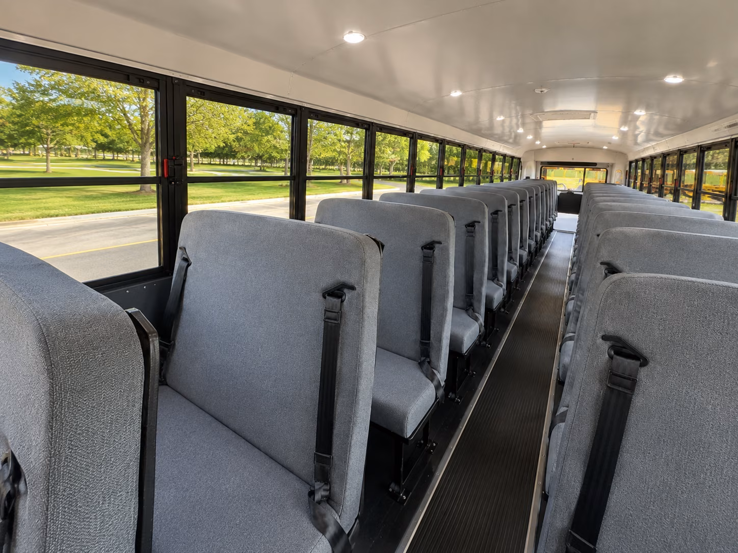 school bus interior
